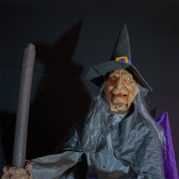 Animeret Flyvende Heks Prop 310 cm