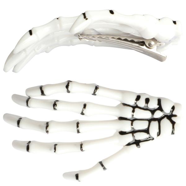 Skelethånd Hårspænde