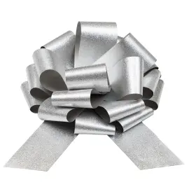 DIY Dekorationsroset Sølv 30 cm