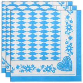 Oktoberfest Servietter Bayersk 50-pak