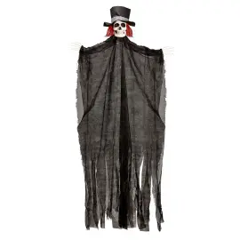 H&aelig;ngende Skelet Brudgom med Lyseffekt