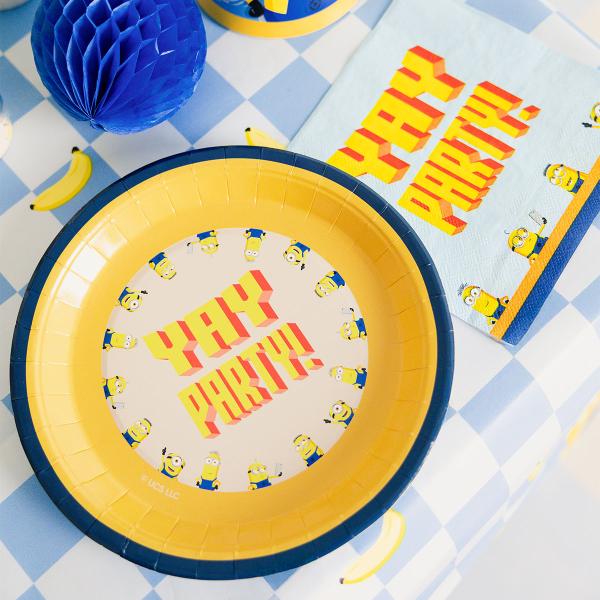 Minions Paptallerkener 23 cm 6-pak