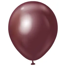Premium Latexballoner Chrome Burgundy 25-pak