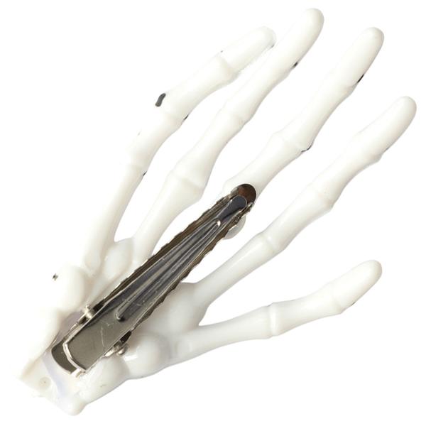 Skelethånd Hårspænde