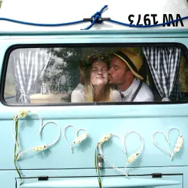 Hjerte Dekorationer med Blomster