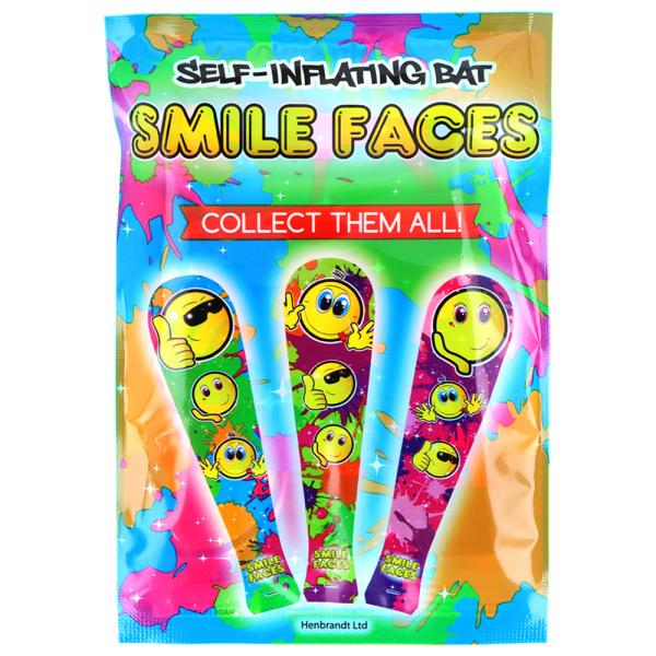 Selvoppustelige Baseballbat Smiley