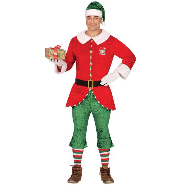 Nisse Julekostume Fløjl