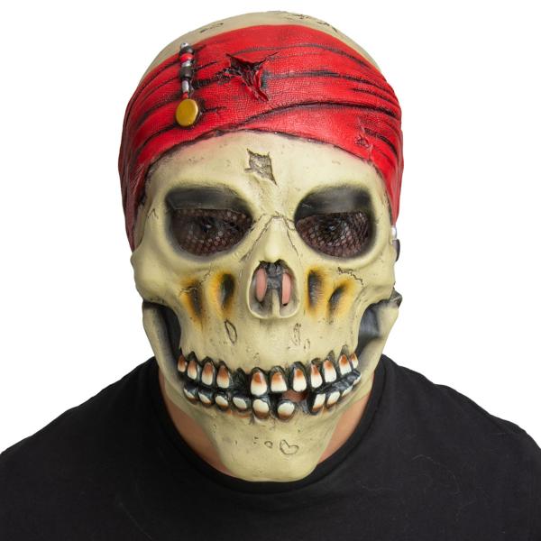 Latexmaske Piratskelet