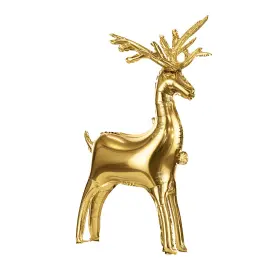 St&aring;ende Folieballon Rensdyr Guld 73 cm
