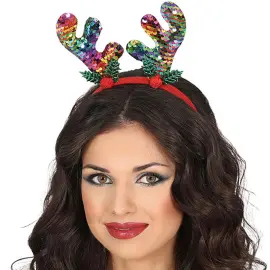 H&aring;rb&oslash;jle Rensdyrhorn med Pailletter