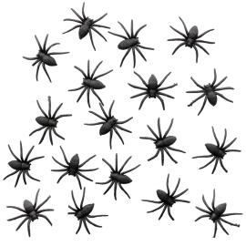 Sorte Edderkopper 18-pak