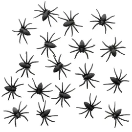 Sorte Edderkopper 18-pak