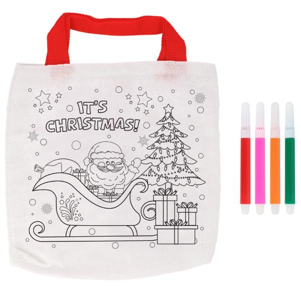 Farvelæg Din Egen Julepose