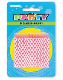 Kagelys Spiral Pink