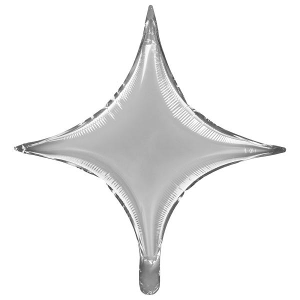 Folieballon Sølv Stjerne