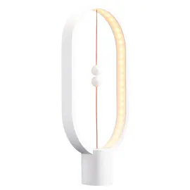 Balance Lampe Stående Hvid