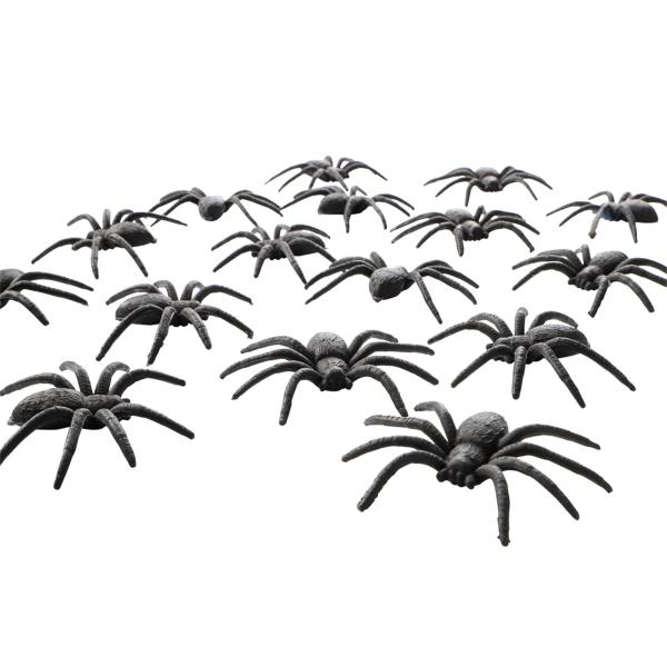 Sorte Edderkopper 18-pak