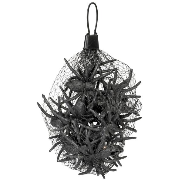 Sorte Edderkopper 18-pak