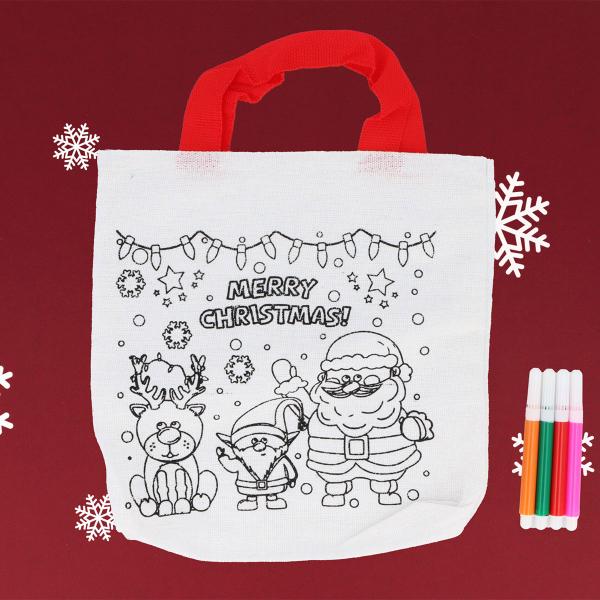 Farvelæg Din Egen Julepose