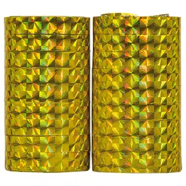 Holografiske Serpentiner Guld