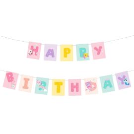 Gabbys Dukkehus Guirlande Happy Birthday 180 x 15 cm