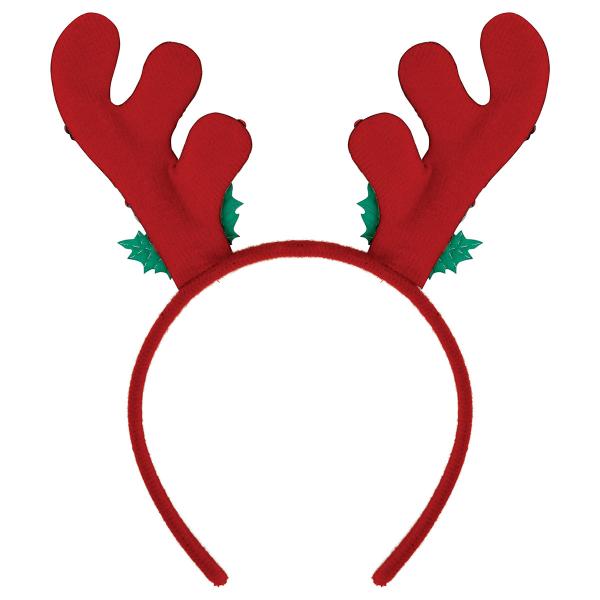 Hårbøjle Rensdyrhorn med Pailletter