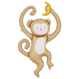 Folieballon Abe med Banan 51 x 88 cm