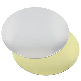 Runde Kagefade Guld/S&oslash;lv 30 cm 25-pak