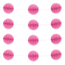 Honeycomb Guirlande Rosa