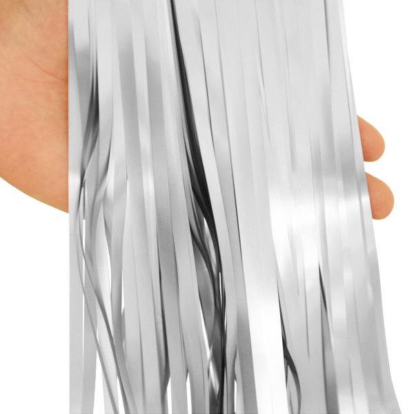 Dørforhæng Mat Sølv