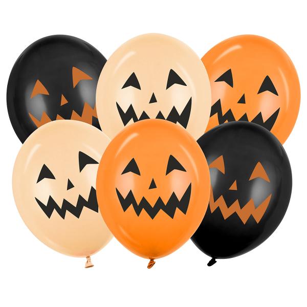 Latexballoner Græskar Blandede Farver