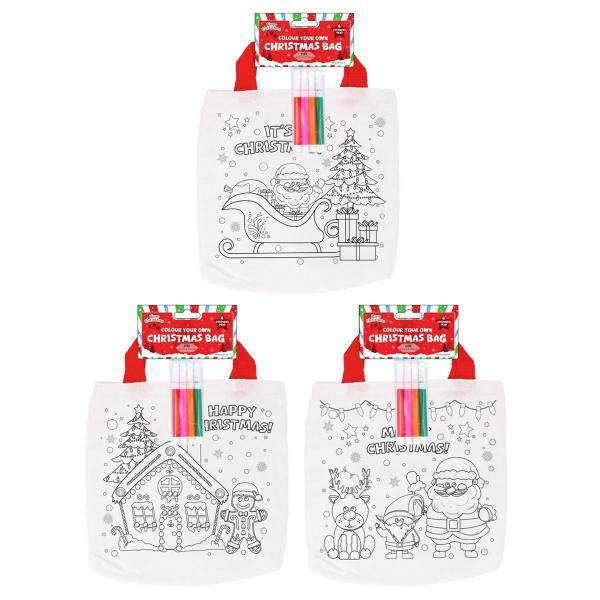 Farvelæg Din Egen Julepose