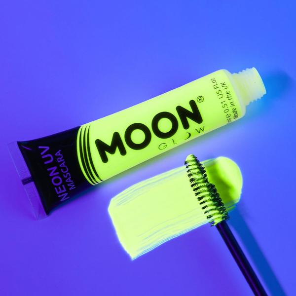 Moon Glow Neon UV Mascara Intensiv Gul