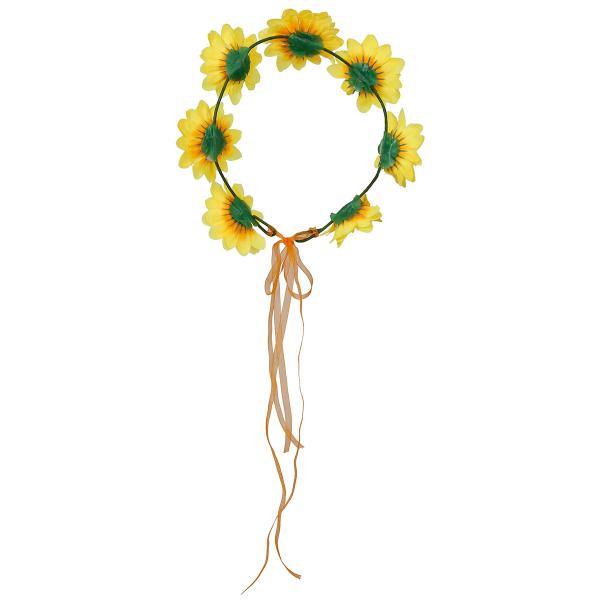 Blomsterkrans med Solsikker