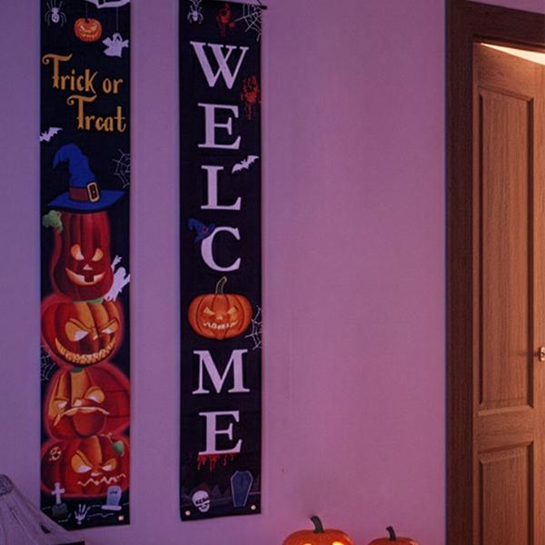 Hængende Bannere Græskar Halloween