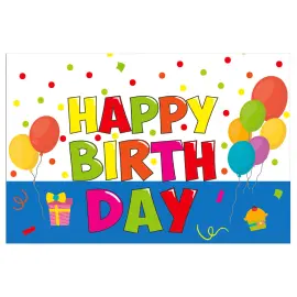 Happy Birthday Party Plastdug