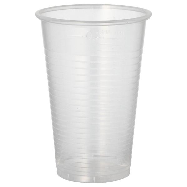 Genanvendelige Plastglas 20 cl 100-pak