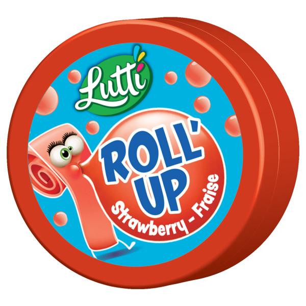 Roll-Up Jordbær Tyggegummi