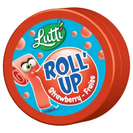 Roll-Up Jordbær Tyggegummi