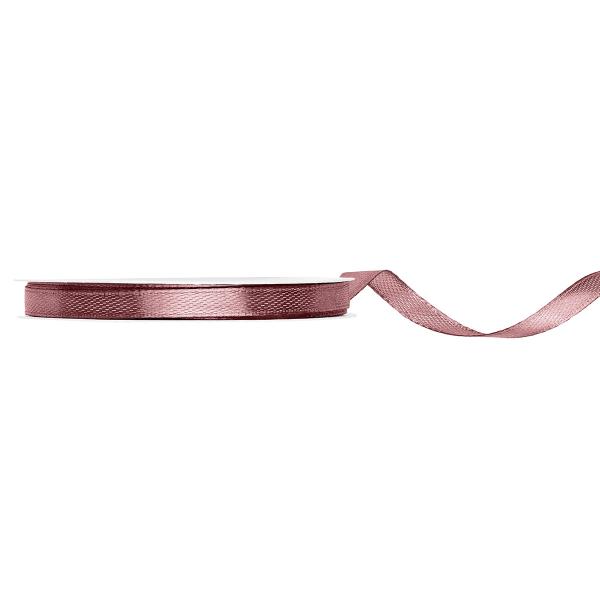 Satinbånd Mørk Gammelrosa 6 mm