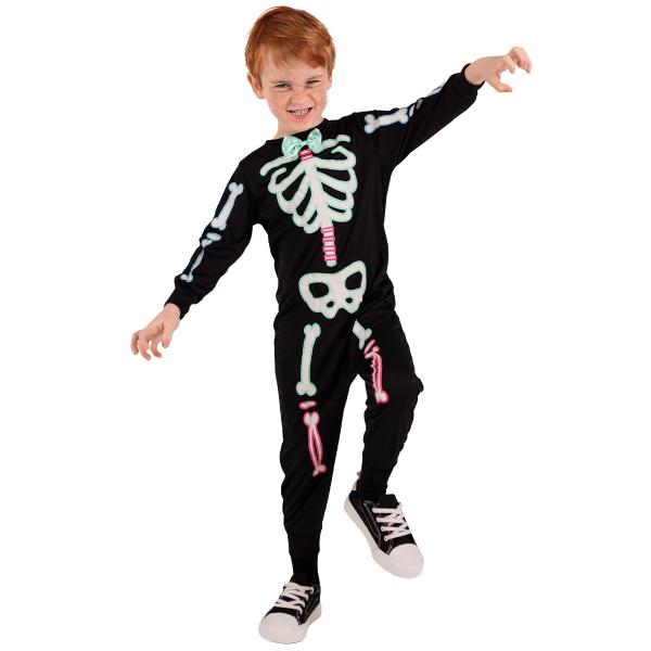 Little Skeleton Dragt Børn 116-128 cm