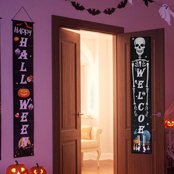 Hængende Bannere Skelet Halloween