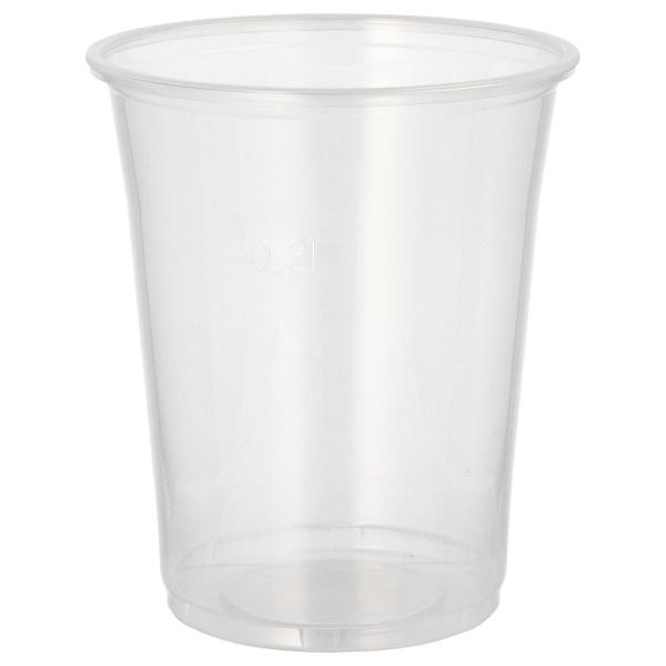 Genanvendelige Plastglas 30 cl 50-pak