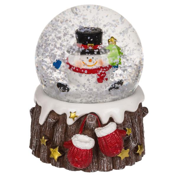 Snekugle med Julefigur