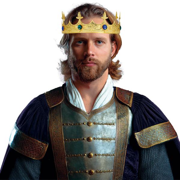 Guldkrone med Ædelstene