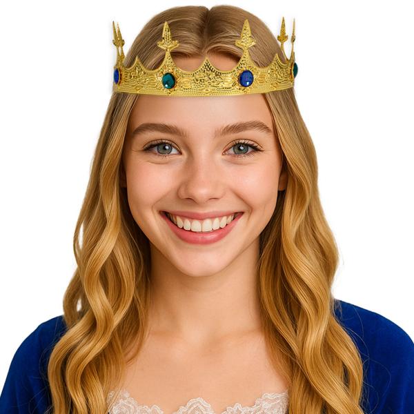 Guldkrone med Ædelstene