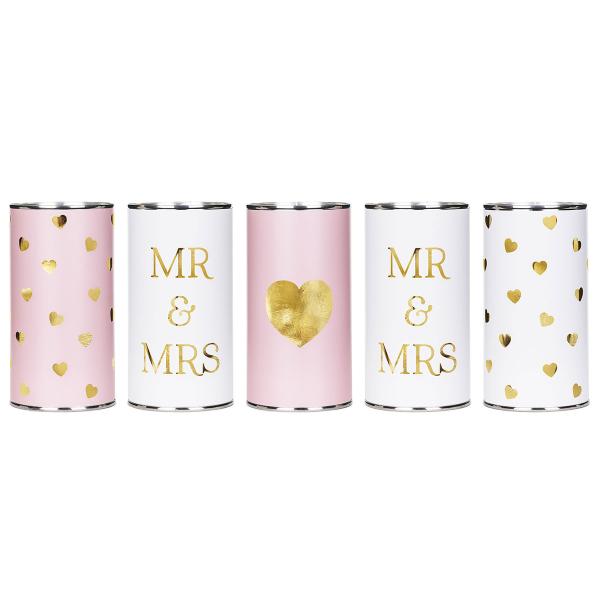 Bryllupsdåser Mr & Mrs
