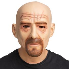 Latexmaske Skaldet Mand med Skæg