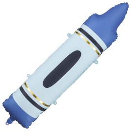 Folieballon Blå Kridt