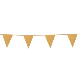 Flagguirlande Glitter Glans Guld